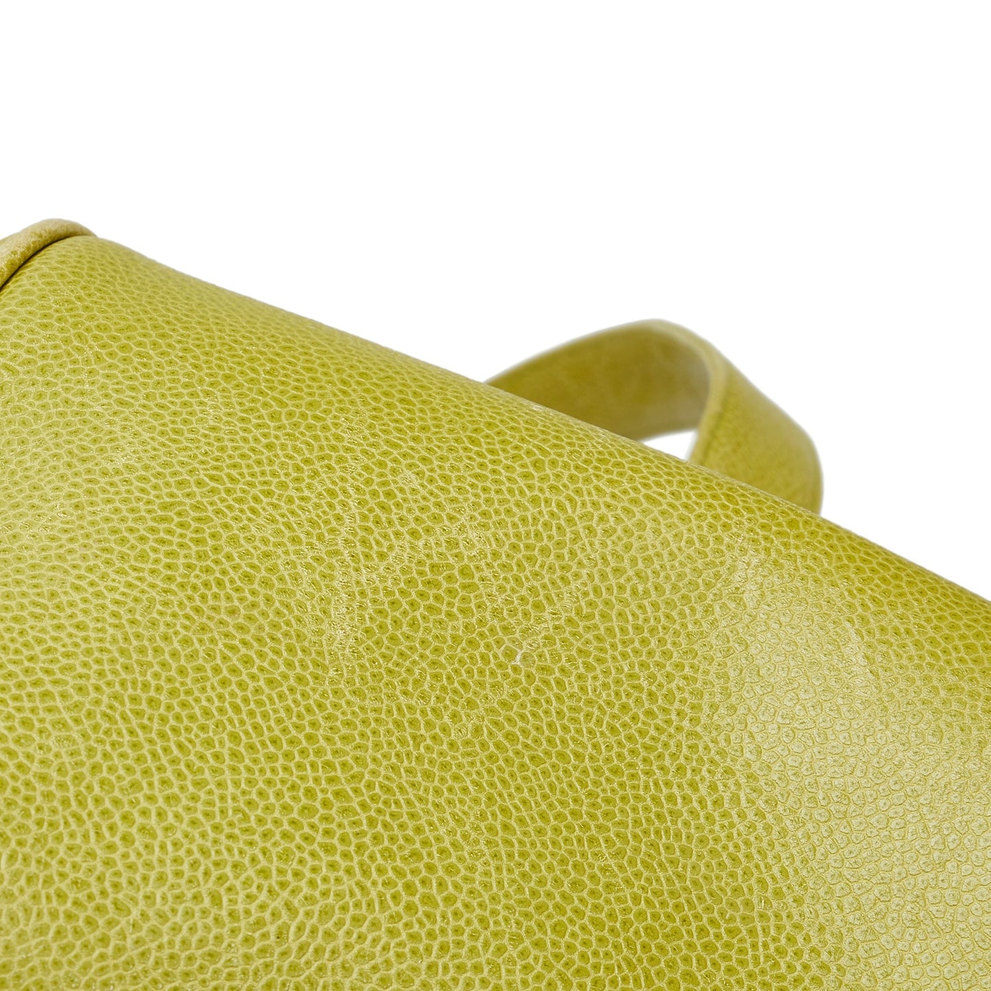 Green Chanel Caviar Triple CC Backpack
