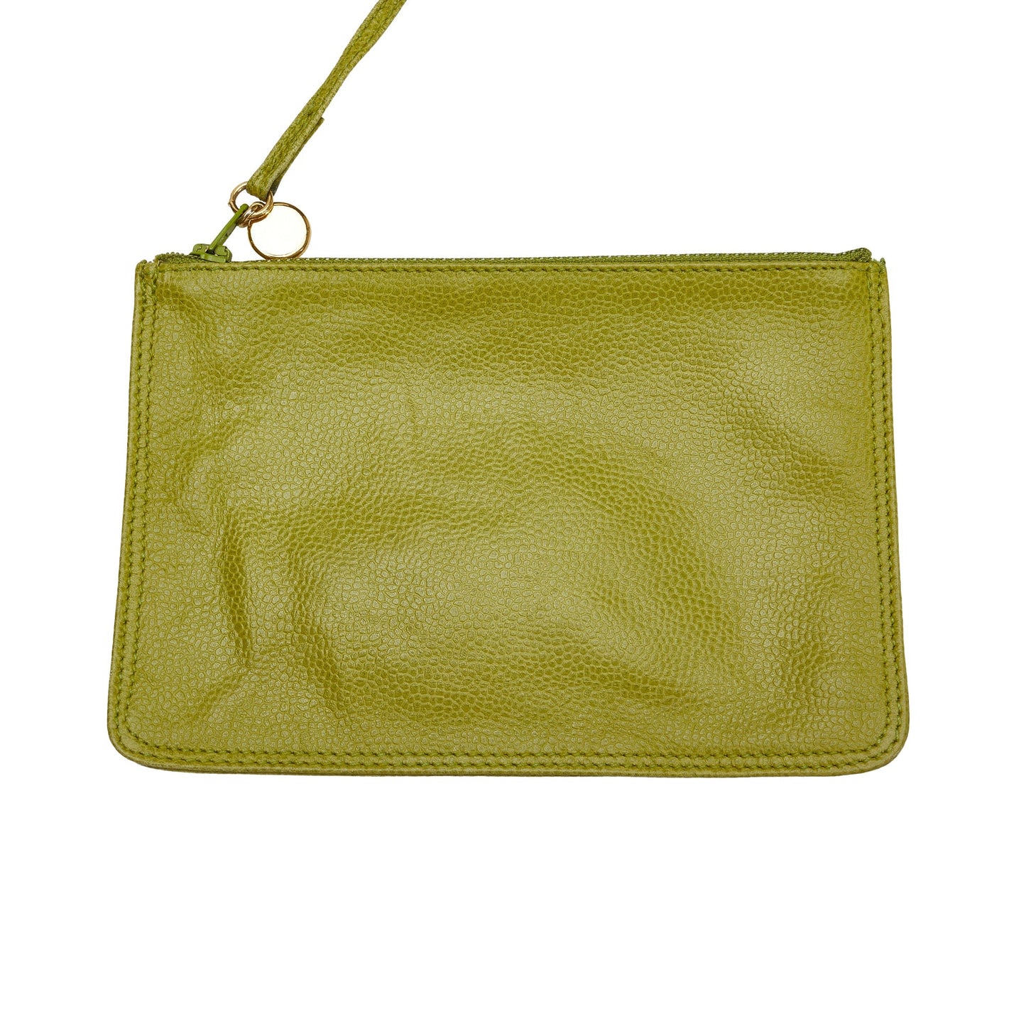 Green Chanel Caviar Triple CC Backpack