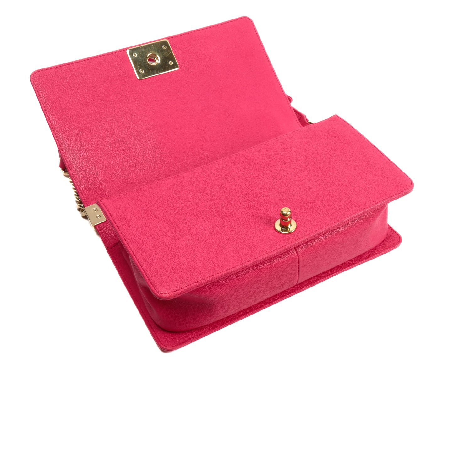 CHANEL Medium Quilted Boy Bag - Pink