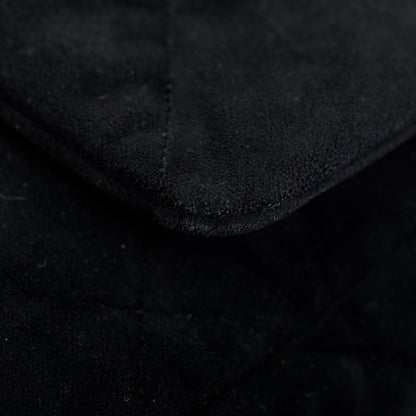 Chanel 2020 Black Velvet Medium 19 Flap Bag w/ Box & Authenticity Card
