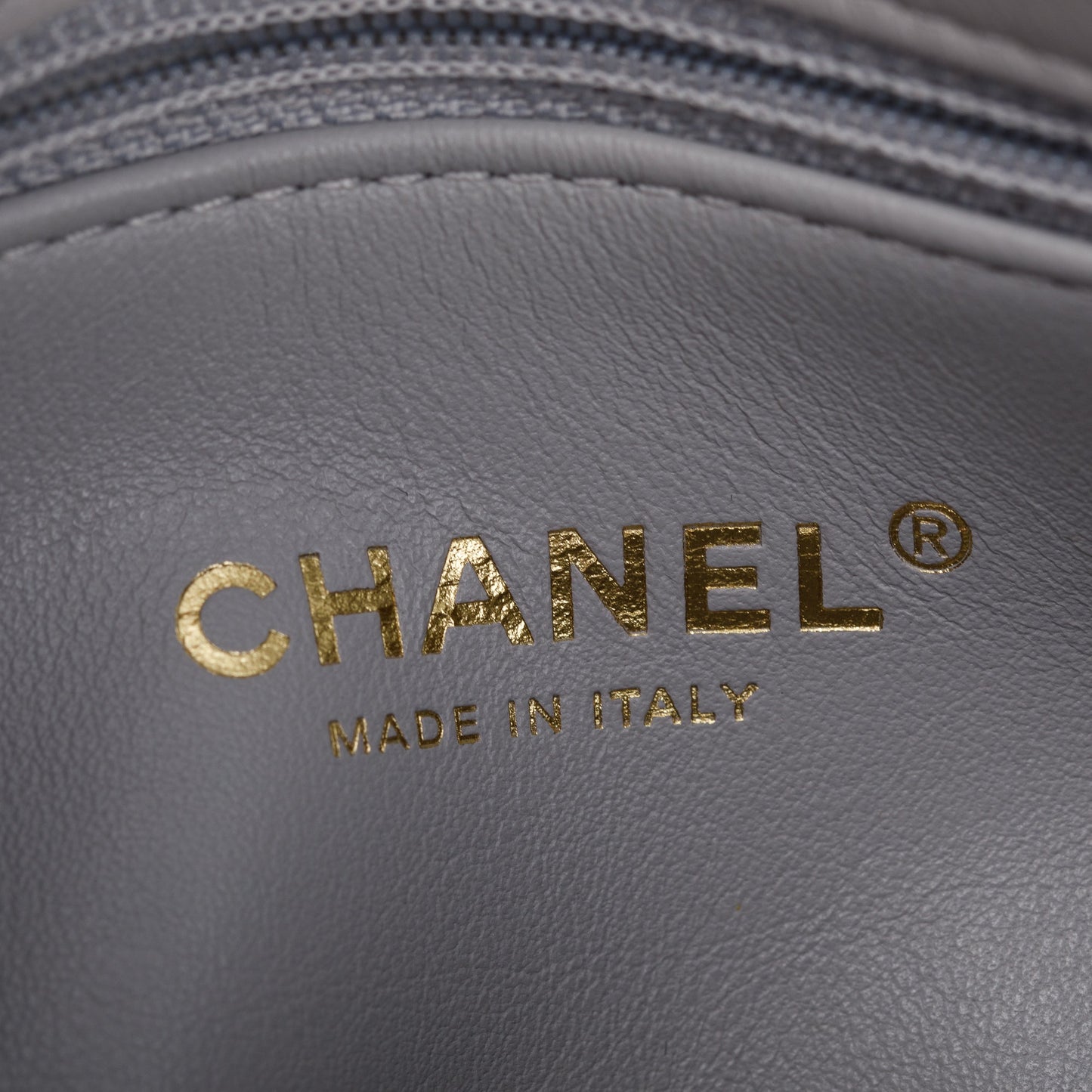 Chanel 2022 Grey Quilted Lambskin Leather Small Color Match Flap Bag w/ Box & Receipt