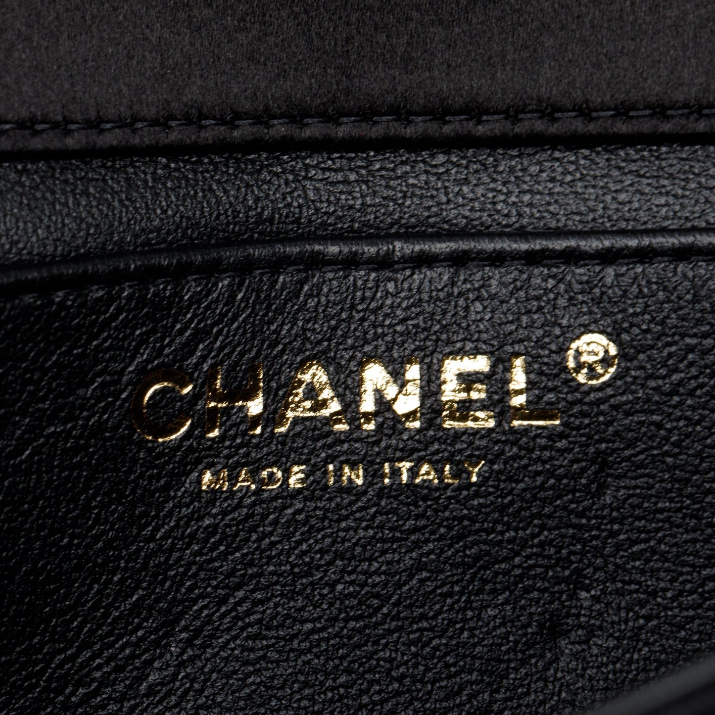 Chanel 2023 Black Quilted Satin Bow Clutch Crossbody