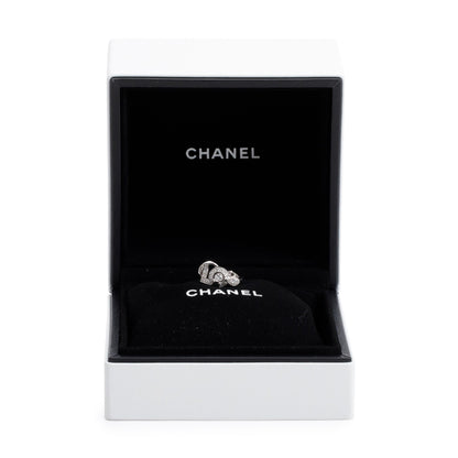 Chanel 2024 18k White Gold Diamond Eternal N'5  Single Earring w/ Box & Receipt