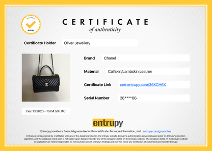 Chanel Black Chevron Lambskin Trendy CC Medium Top Handle Flap Bag w/ Box & Authenticity Card