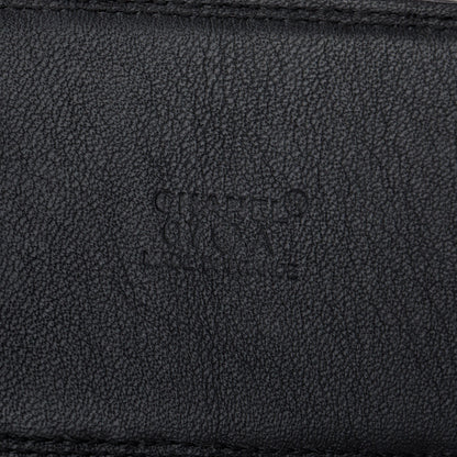 Chanel Black Patent Leather Wide Buckle Belt 75 30