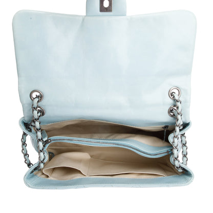 Chanel Blue Quilted Calfskin Leather Coco Soft Single Flap Bag w/ Receipt & Authenticity Card