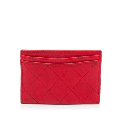 Chanel CC Caviar Card Holder (SHG-Nip8du)