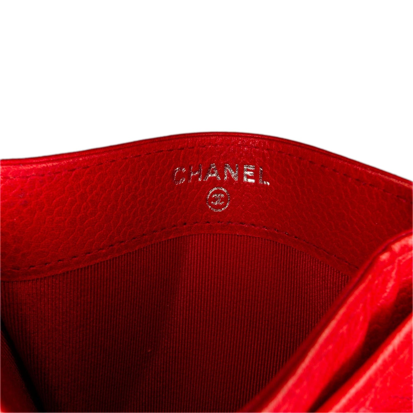 Chanel CC Caviar Card Holder (SHG-Nip8du)