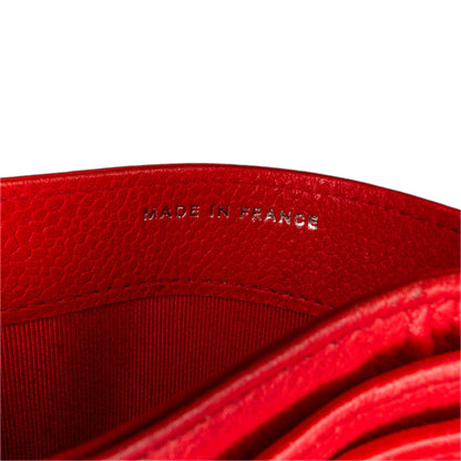 Chanel CC Caviar Card Holder (SHG-Nip8du)