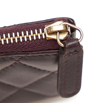 Chanel CC Caviar Leather Coin Pouch (SHG-23409)