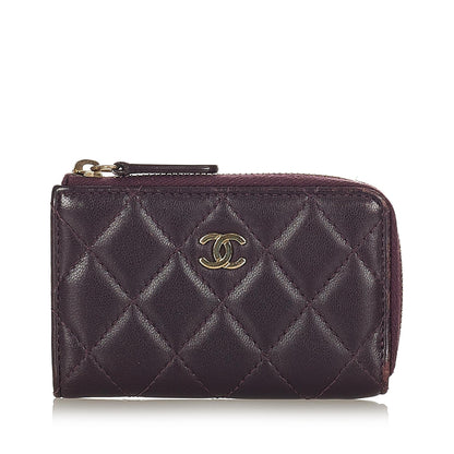 Chanel CC Caviar Leather Coin Pouch (SHG-23409)