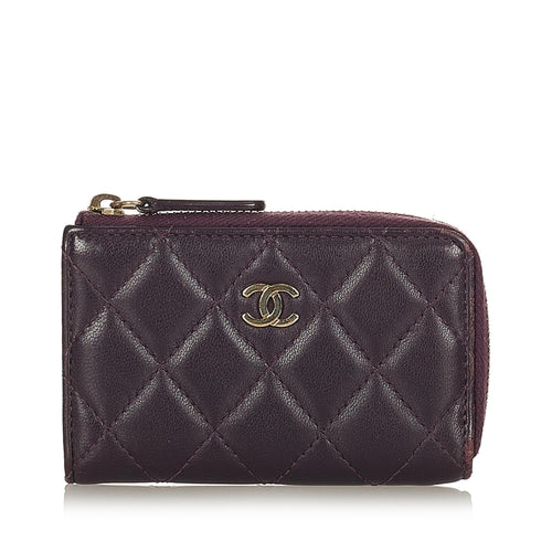 Chanel CC Caviar Leather Coin Pouch (SHG-23409)
