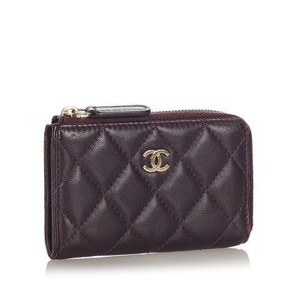 Chanel CC Caviar Leather Coin Pouch (SHG-23409)
