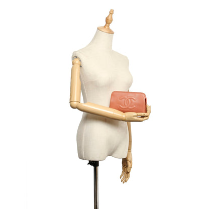 Chanel CC Caviar Leather Pouch (SHG-22431)