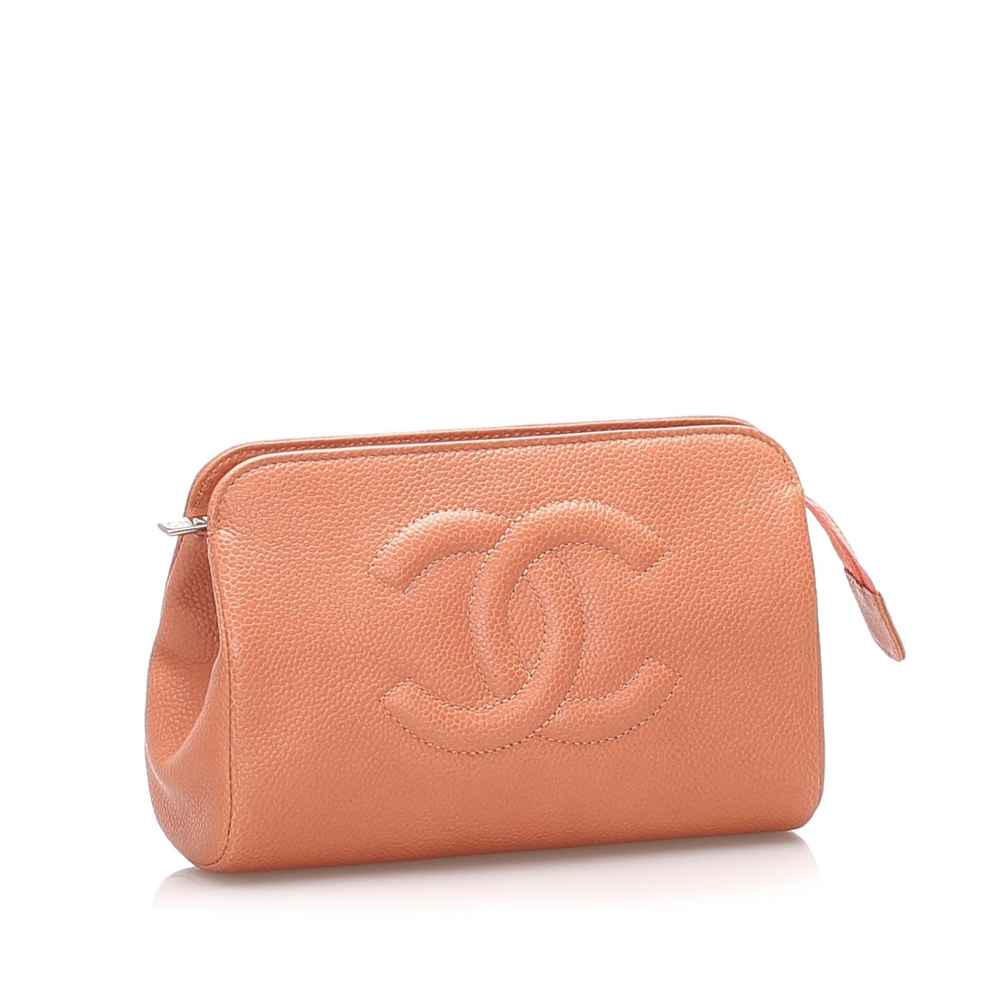Chanel CC Caviar Leather Pouch (SHG-22431)