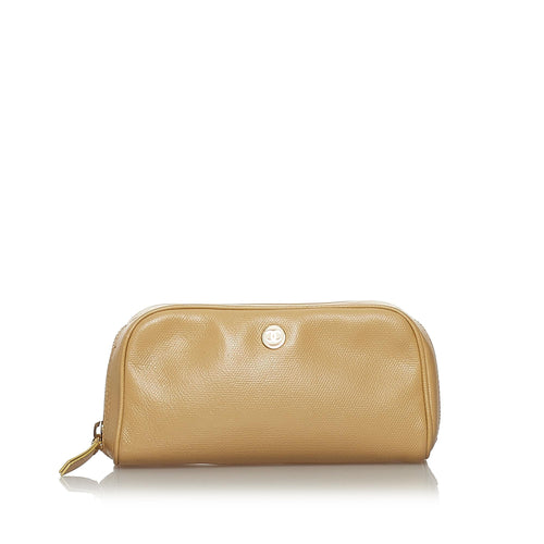 Chanel CC Caviar Leather Pouch (SHG-29880)