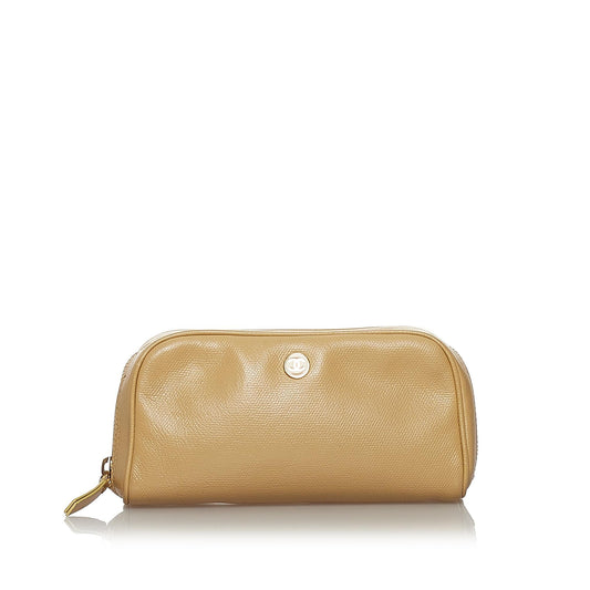 Chanel CC Caviar Leather Pouch (SHG-29880)