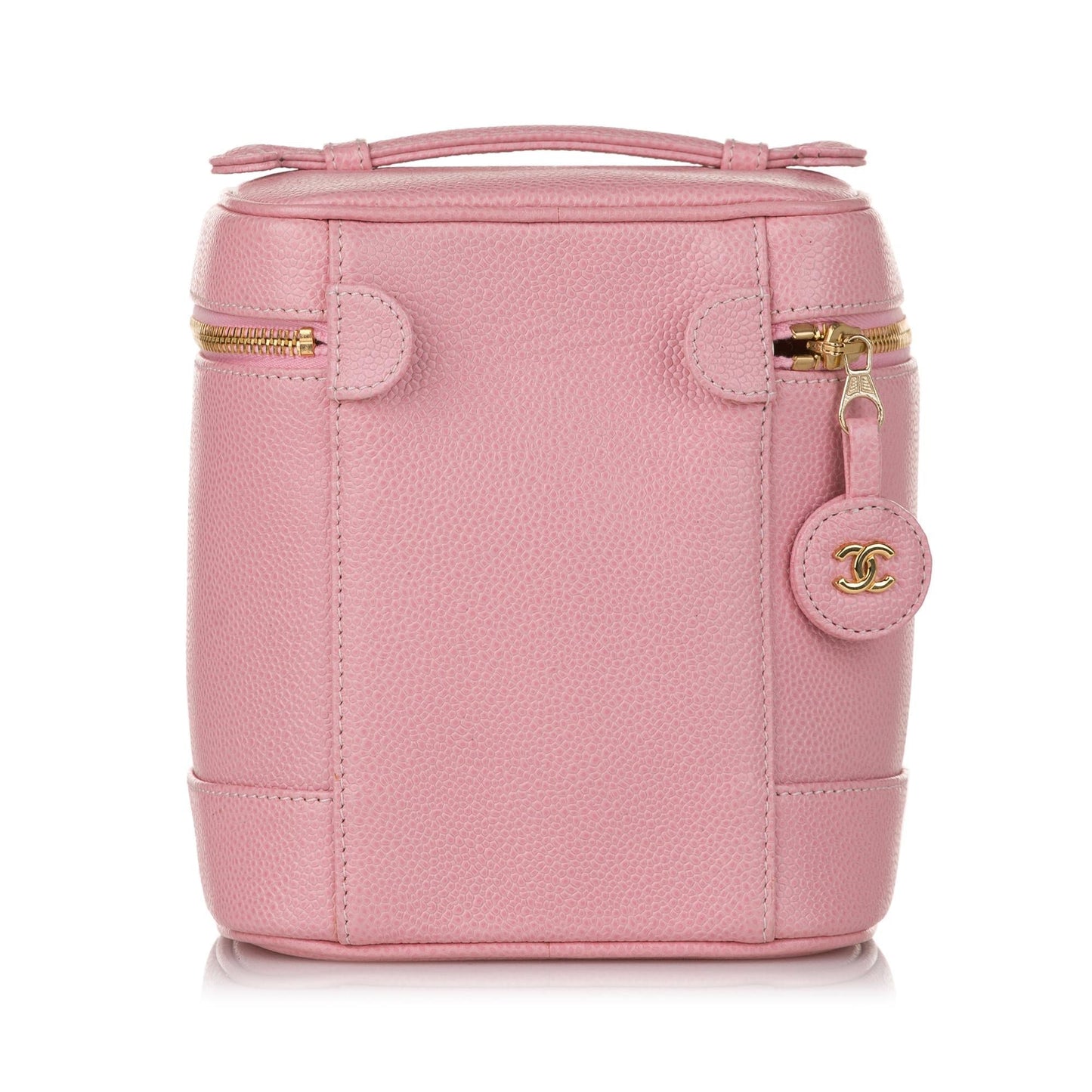 Chanel CC Caviar Leather Vanity Bag (SHG-36629)