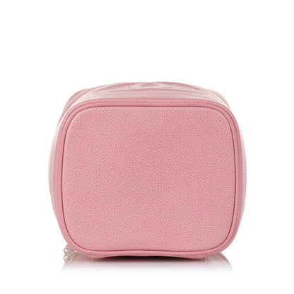 Chanel CC Caviar Leather Vanity Bag (SHG-36629)