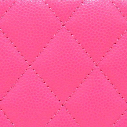 Chanel CC Caviar Leather Wallet (SHG-b36kUy)