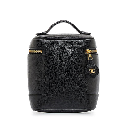 Chanel CC Caviar Vanity Bag (SHG-odlI79)