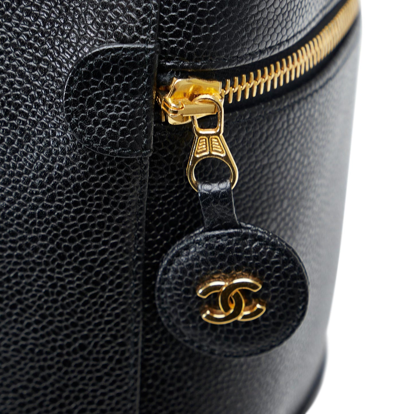 Chanel CC Caviar Vanity Bag (SHG-odlI79)
