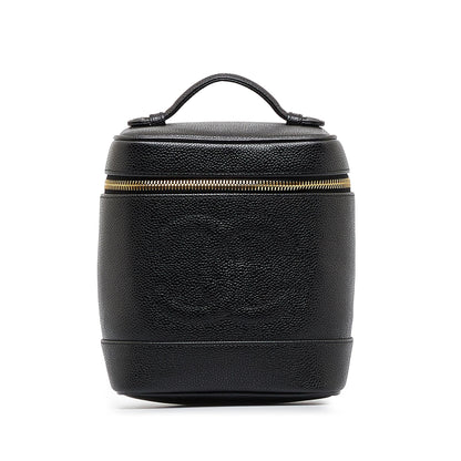 Chanel CC Caviar Vanity Bag (SHG-odlI79)