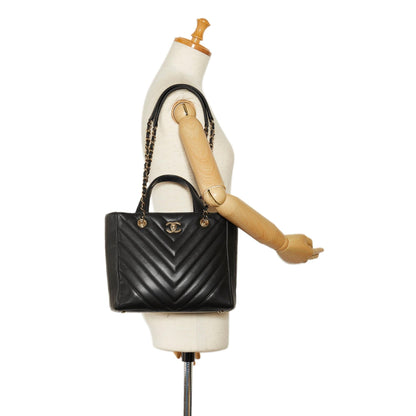 Chanel CC Chevron Satchel (SHG-i1tMSM)
