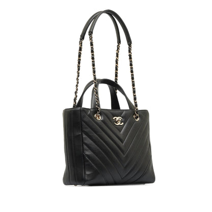 Chanel CC Chevron Satchel (SHG-i1tMSM)