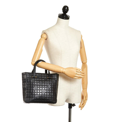 Chanel CC Choco Bar Lambskin Handbag (SHG-33486)