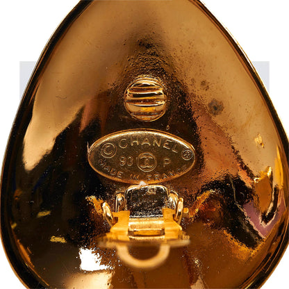 Chanel CC Clip-On Earrings (SHG-BG3ZYw)