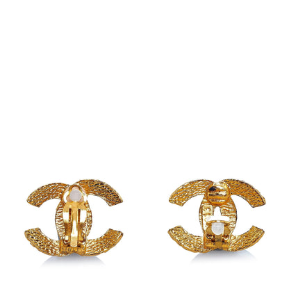 Chanel CC Clip-on Earrings (SHG-83E6SC)