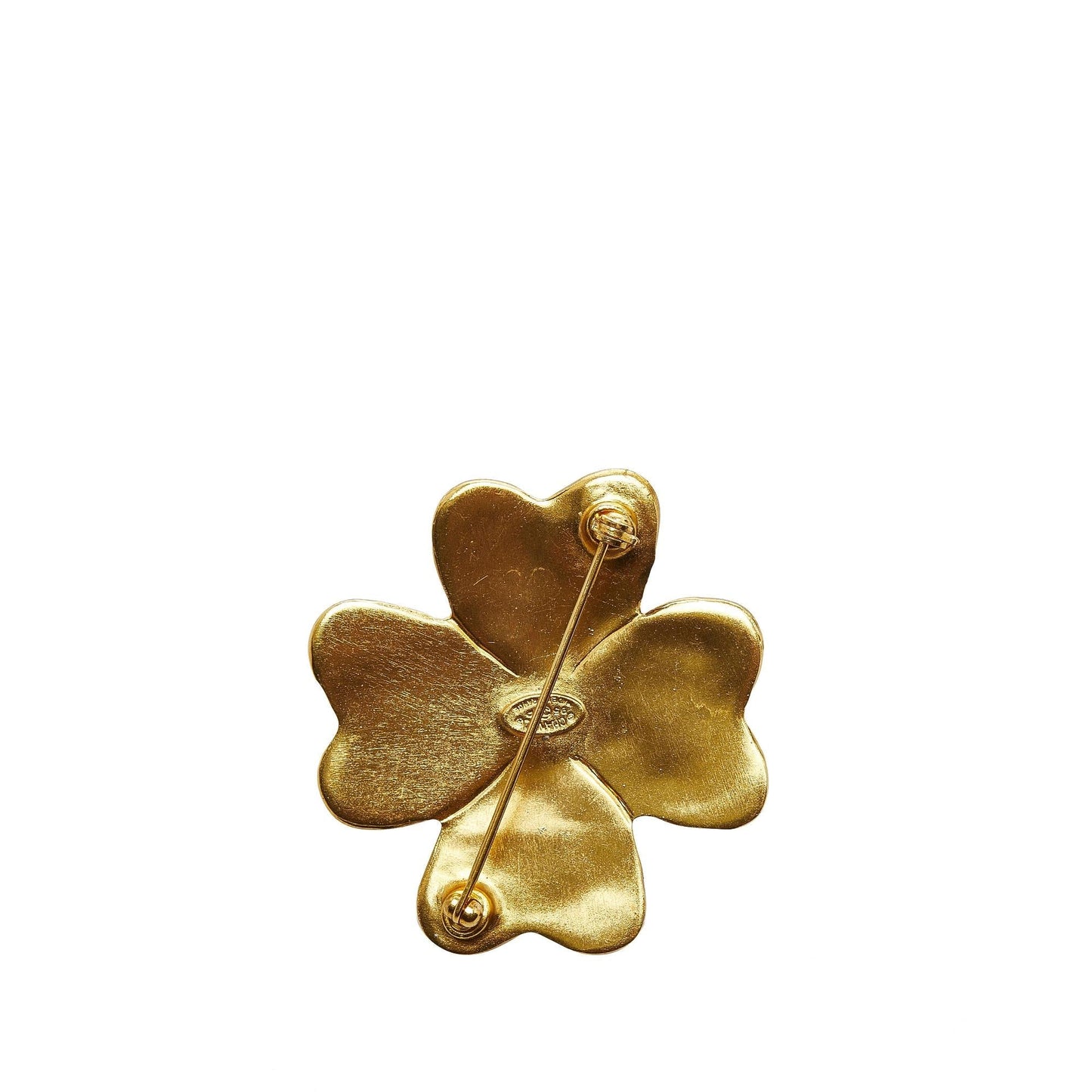 Chanel CC Clover Brooch (SHG-pqbeIE)