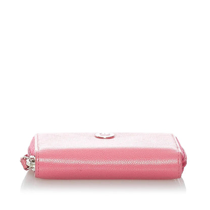Chanel CC Clover Leather Coin Pouch (SHG-31041)