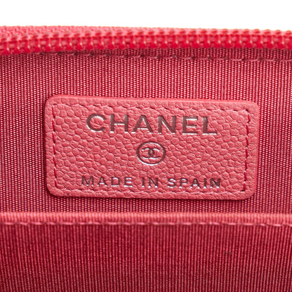Chanel CC Clover Leather Coin Pouch (SHG-31041)