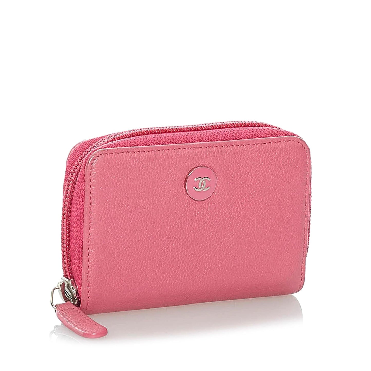Chanel CC Clover Leather Coin Pouch (SHG-31041)