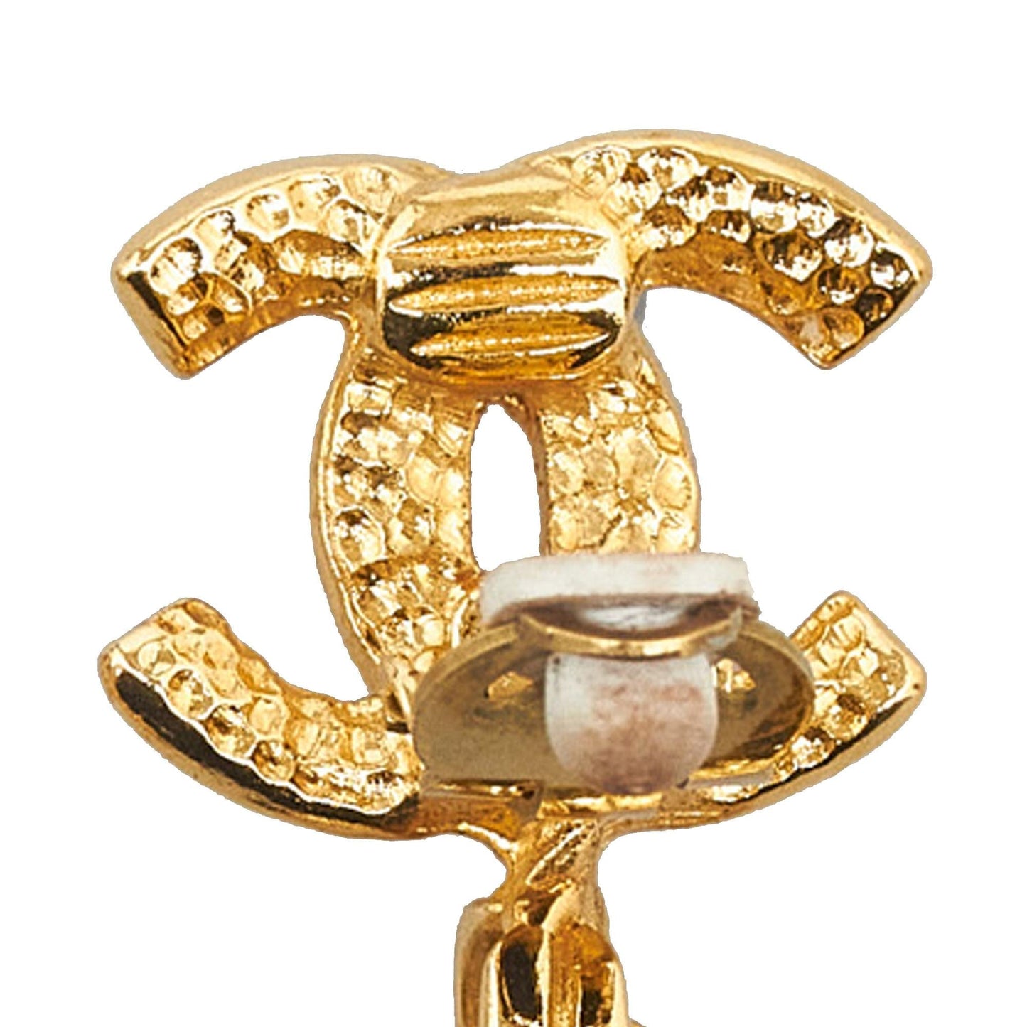 Chanel CC Drop Earrings (SHG-6M0tns)