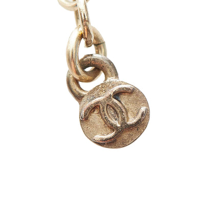 Chanel CC Faux Pearl Pendant Necklace (SHG-30618)