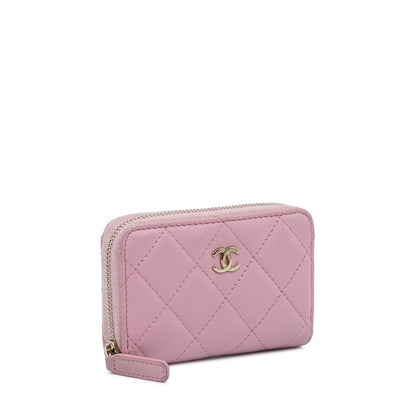 Chanel CC Lambskin Coin Pouch (SHG-Ijd2Rr)