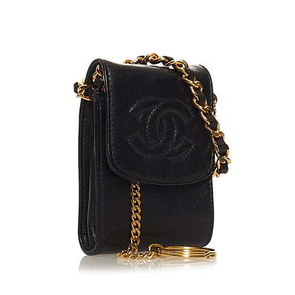 Chanel CC Lambskin Leather Multi Case (SHG-34250)