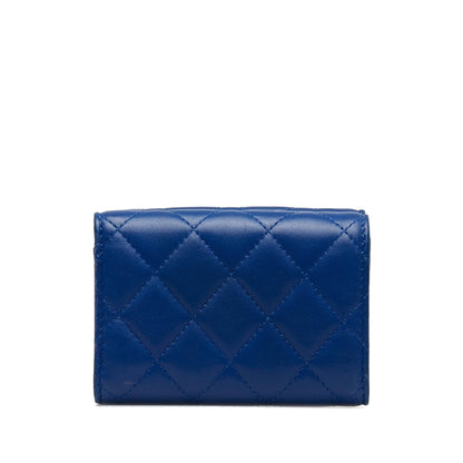 Chanel CC Lambskin Trifold Flap Wallet (SHG-pwFkiW)