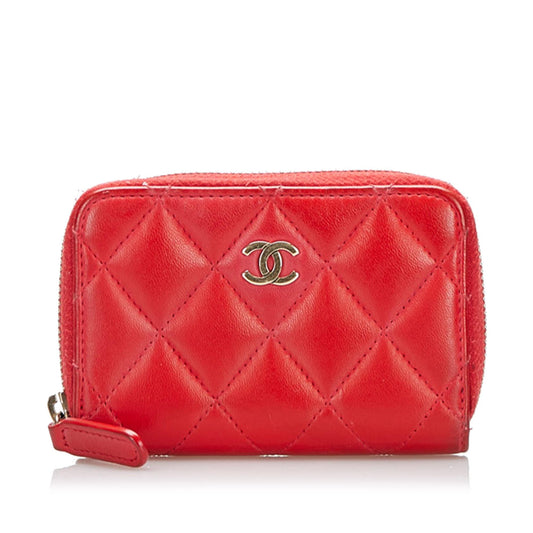 Chanel CC Lamskin Coin Pouch (SHG-vCHH02)