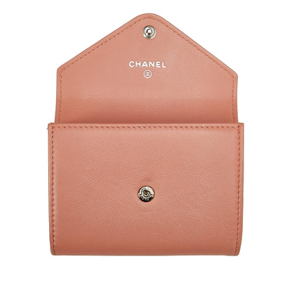 Chanel CC Leather Card Holder (SHG-23845)