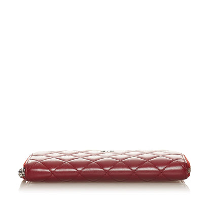 Chanel CC Matelasse Lambskin Leather Wallet (SHG-35305)