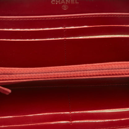 Chanel CC Matelasse Lambskin Leather Wallet (SHG-35305)