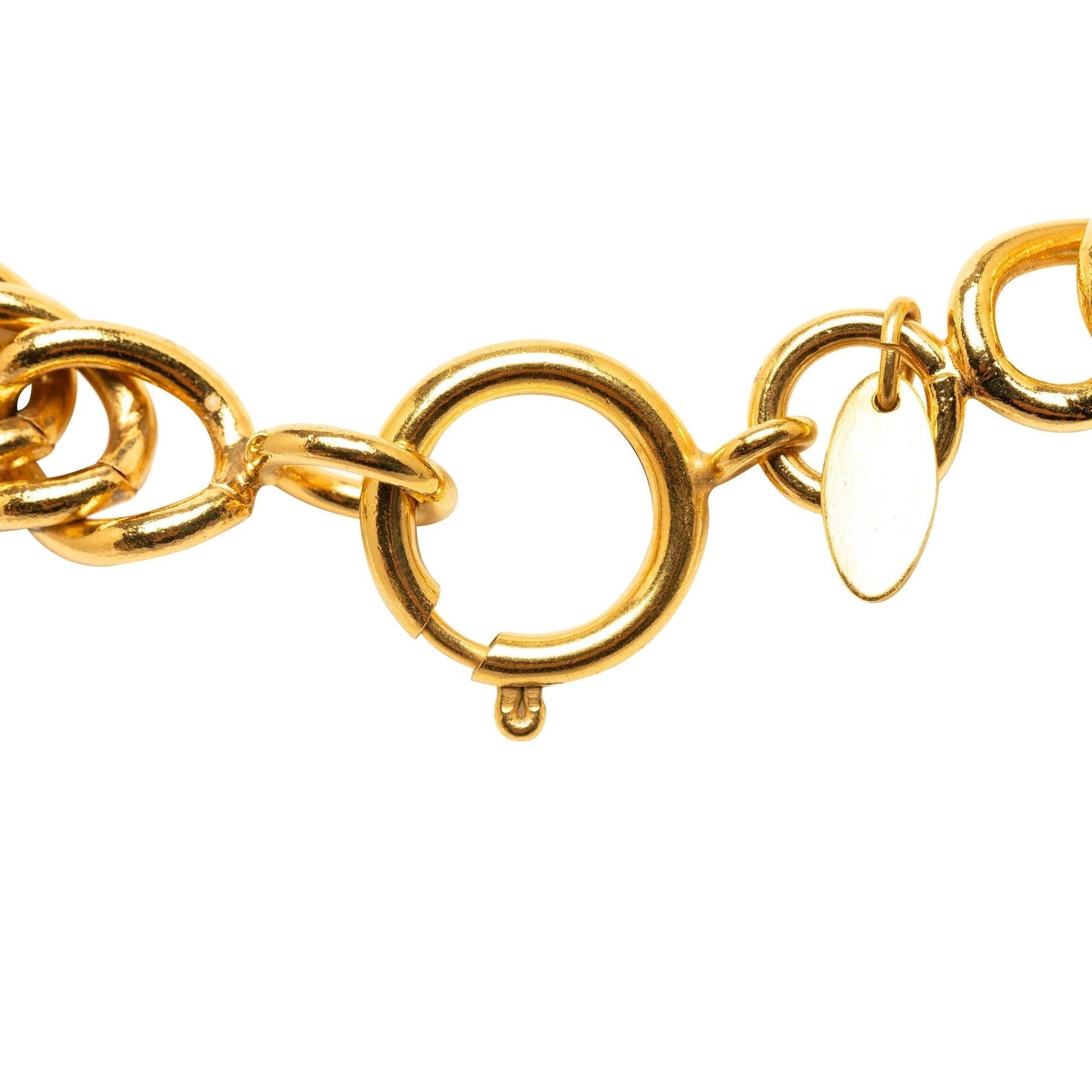 Chanel CC Medallion Pendant Necklace (SHG-p6R6u3)