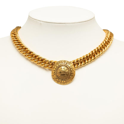 Chanel CC Medallion Pendant Necklace (SHG-p6R6u3)