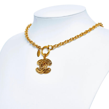 Chanel CC Pendant Necklace (SHG-HJVzdM)