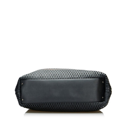 Chanel CC Perforated Leather Tote Bag (SHG-gDassU)
