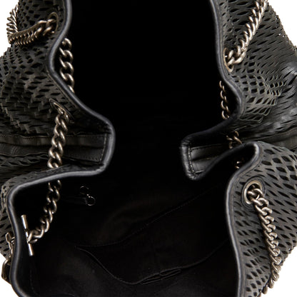 Chanel CC Perforated Leather Tote Bag (SHG-gDassU)